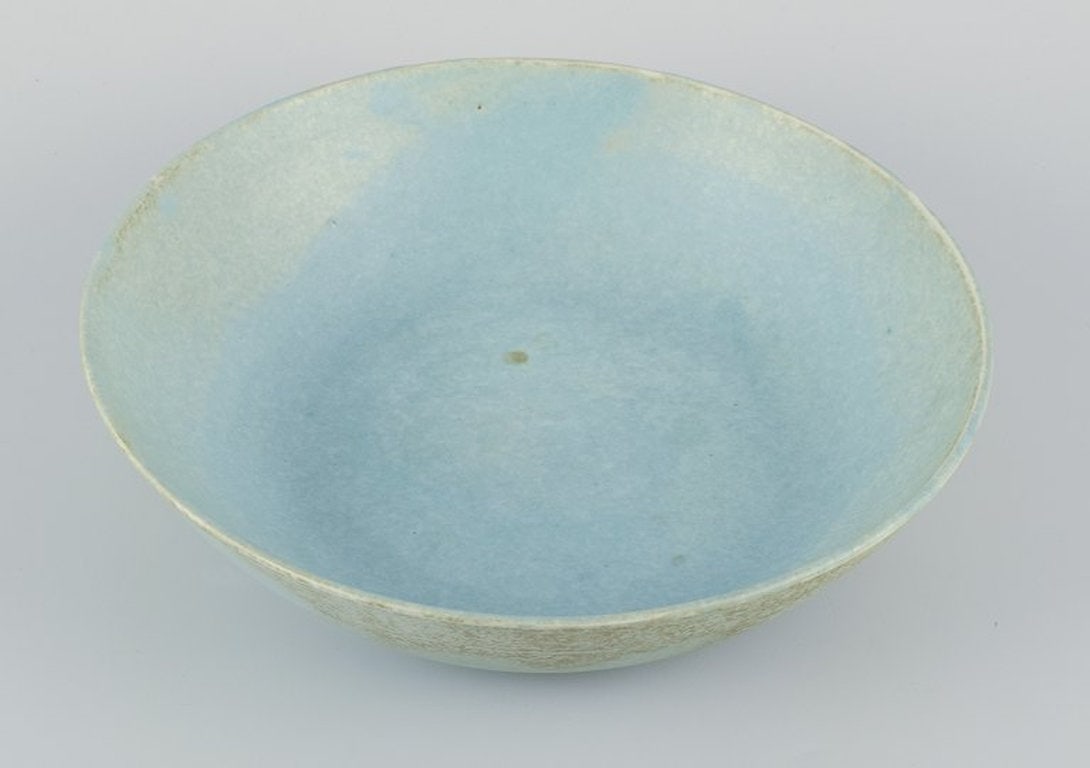 European studio ceramicist. Very large ceramic bowl. Ca. 1980s. - 5