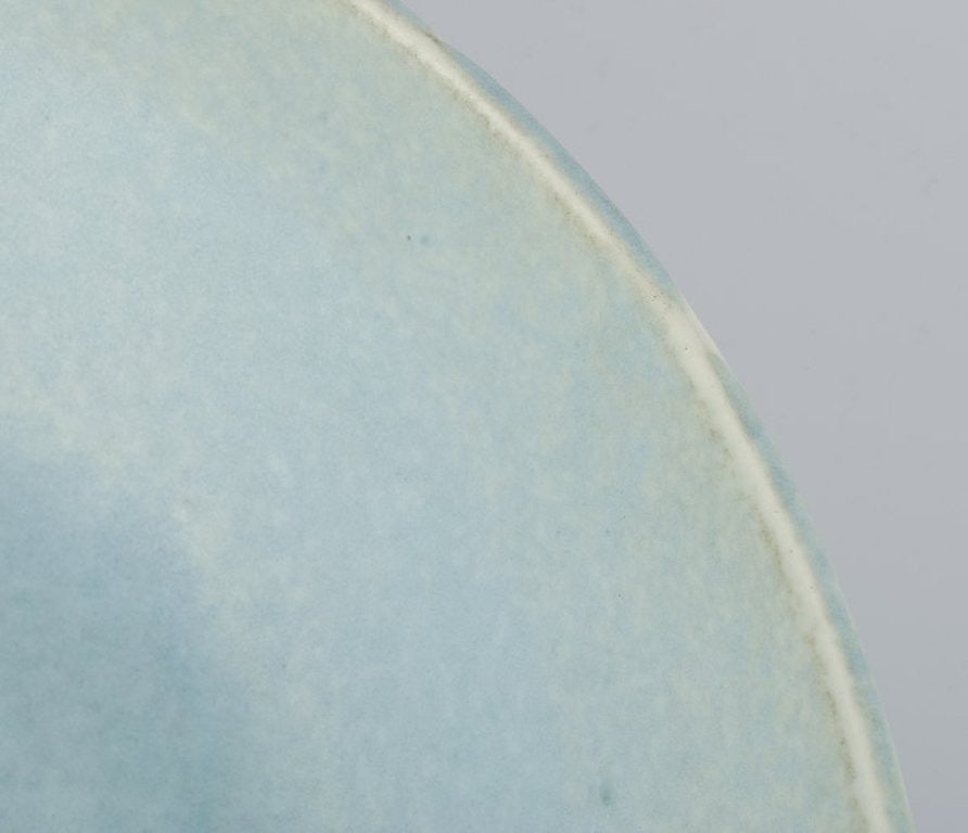 European studio ceramicist. Very large ceramic bowl. Ca. 1980s. - 6