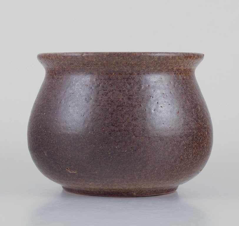 Margit Svenning, Danish ceramist. Unique ceramic vase. 1982. - 4