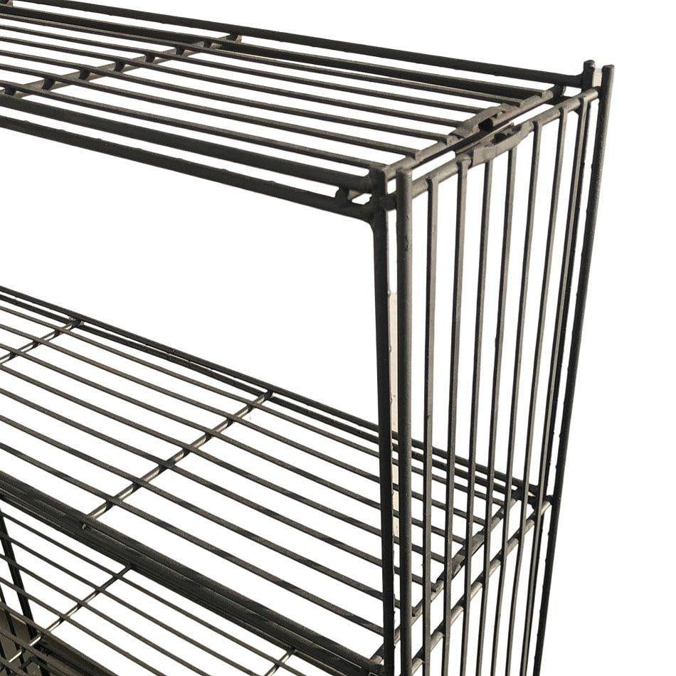 Mid-Century 4-Tier Iron Wire Art Display Shelf Bookshelf, Pair - 4