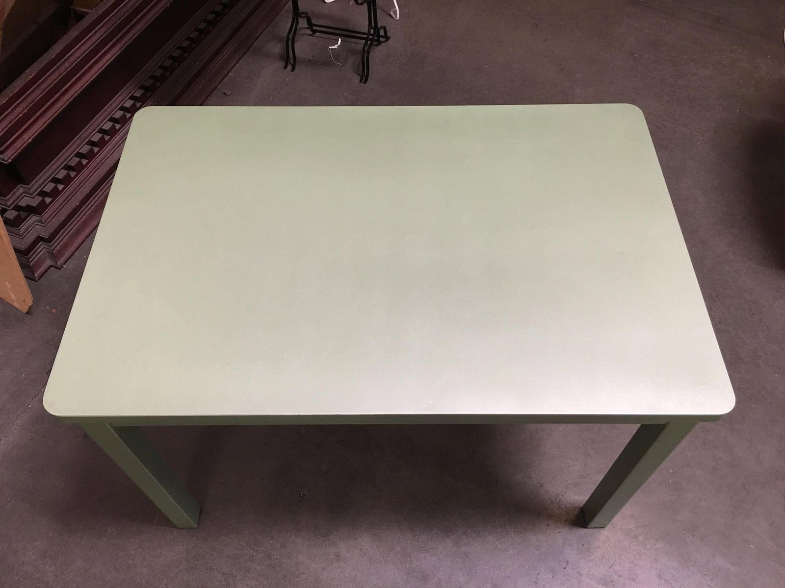 Midcentury Steelcase Tanker Dining Table and Chairs Set - 4