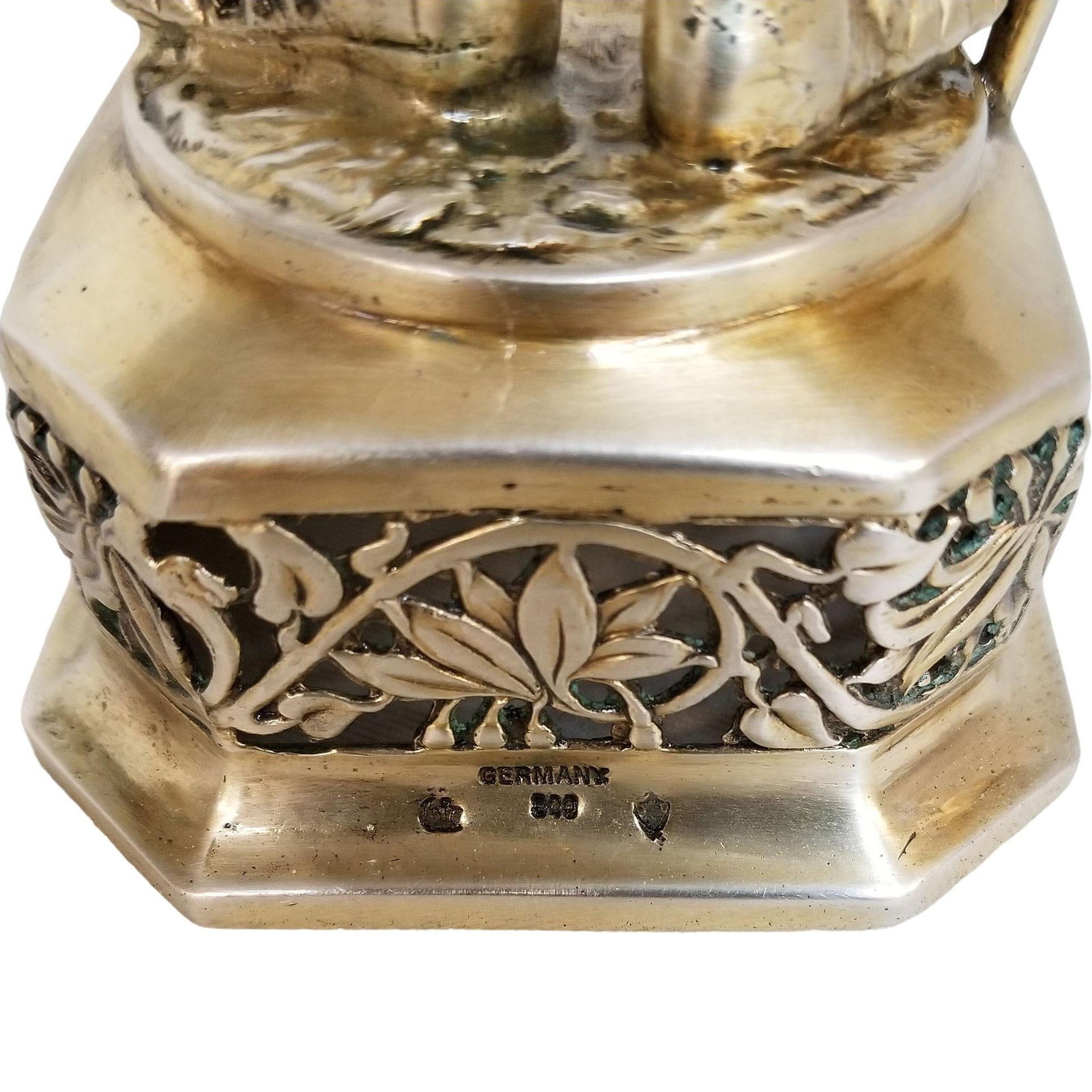 1890 Sterling Silver King Arthur Knight by B. Neresheimer & Söhne Hanau - 3