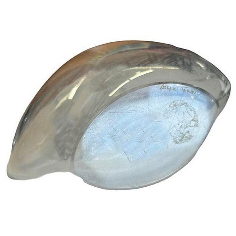 Cut Crystal "Osumi" Art Glass Bud Vase by Marie Claude for Lalique - 3