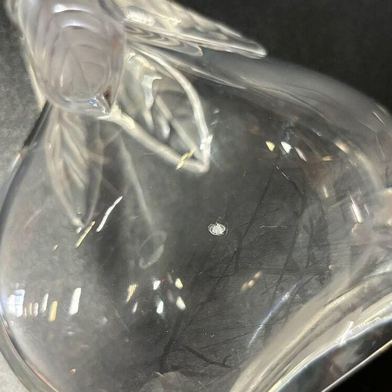Cut Crystal "Osumi" Art Glass Bud Vase by Marie Claude for Lalique - 5