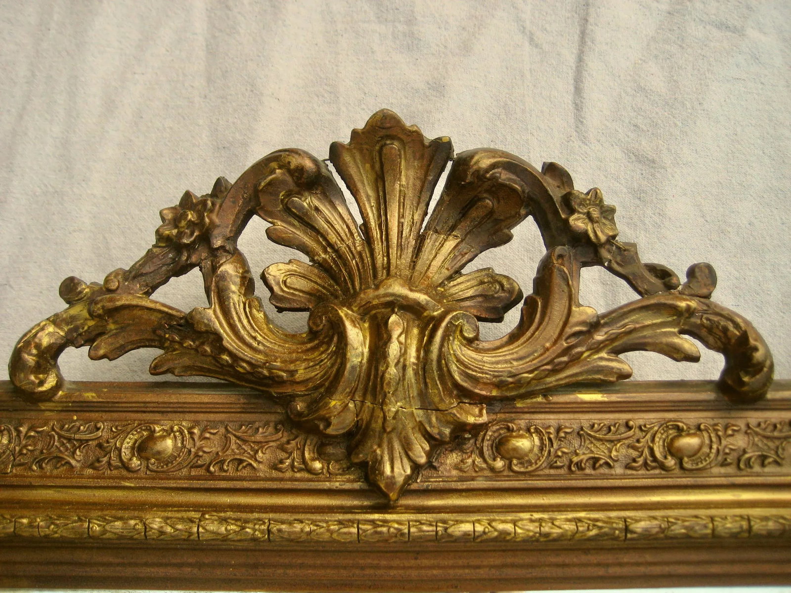 Mid 19th Century French Napoleon III Gilded Mirror - 3