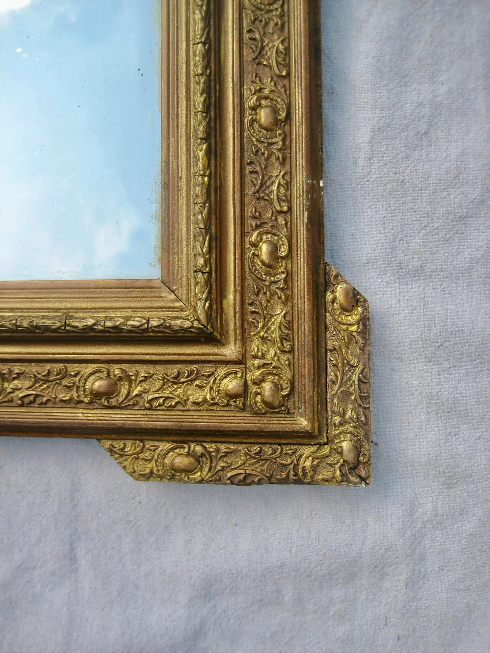 Mid 19th Century French Napoleon III Gilded Mirror - 7