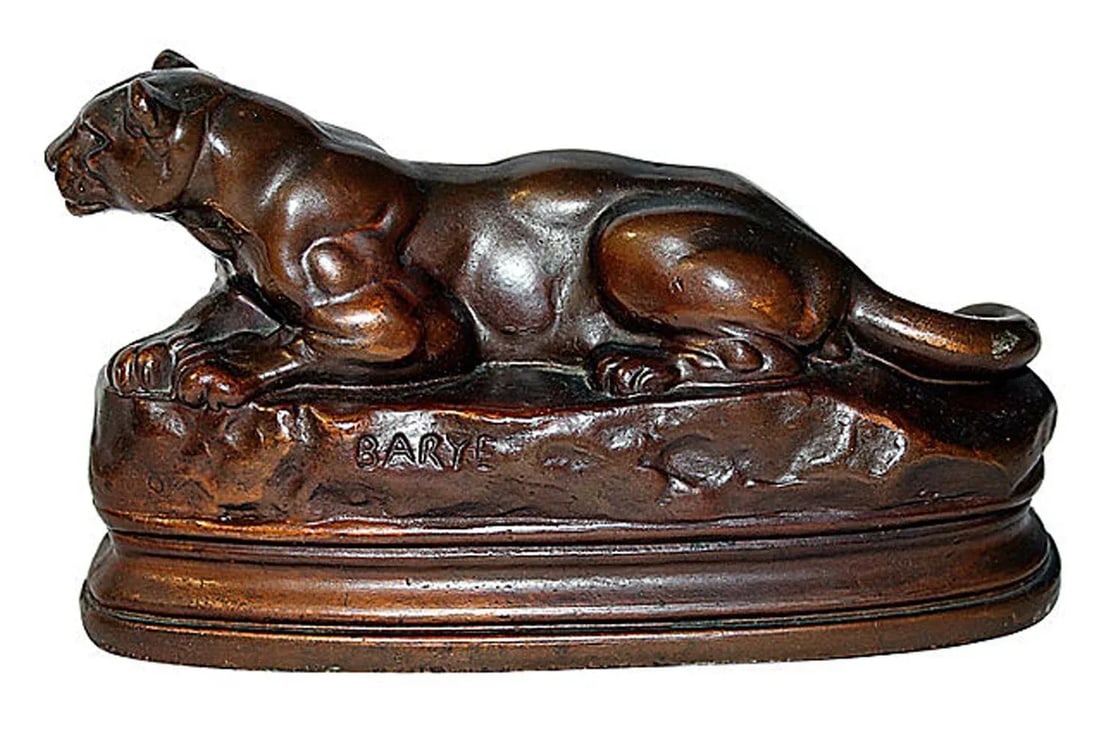 Barye Bronze Jaguar - 2