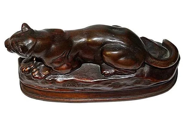 Barye Bronze Jaguar - 4
