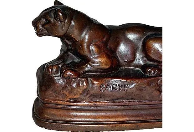 Barye Bronze Jaguar - 5
