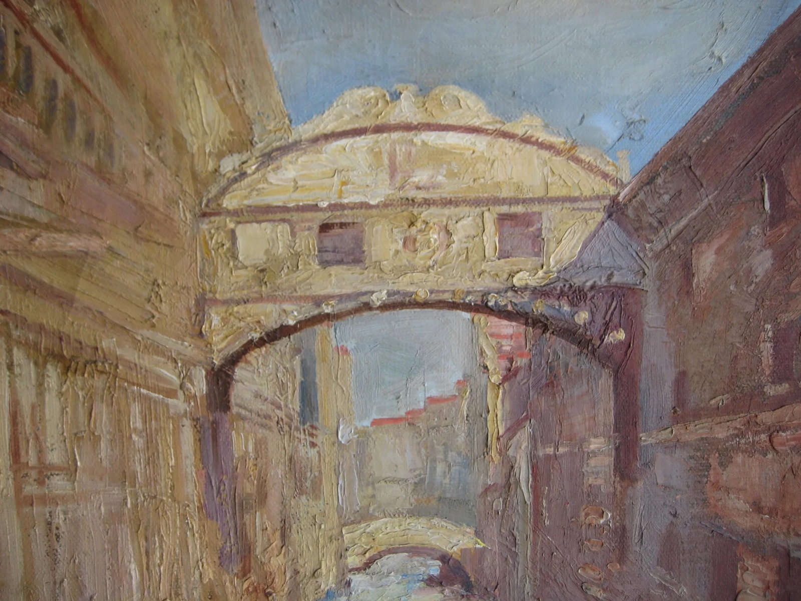 Impressionist Style Oil Painting of Venise Circa 1930 - 3