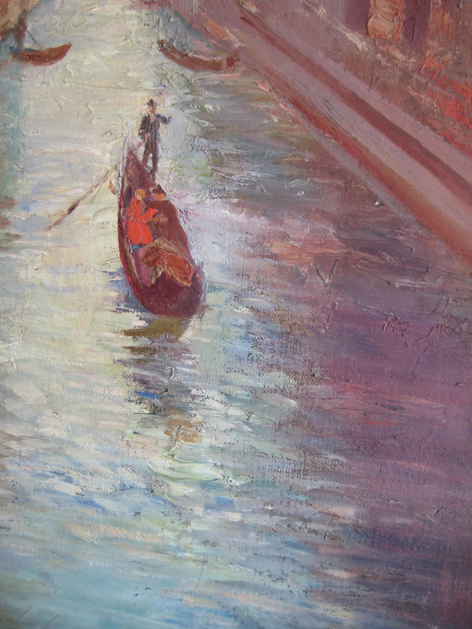 Impressionist Style Oil Painting of Venise Circa 1930 - 5