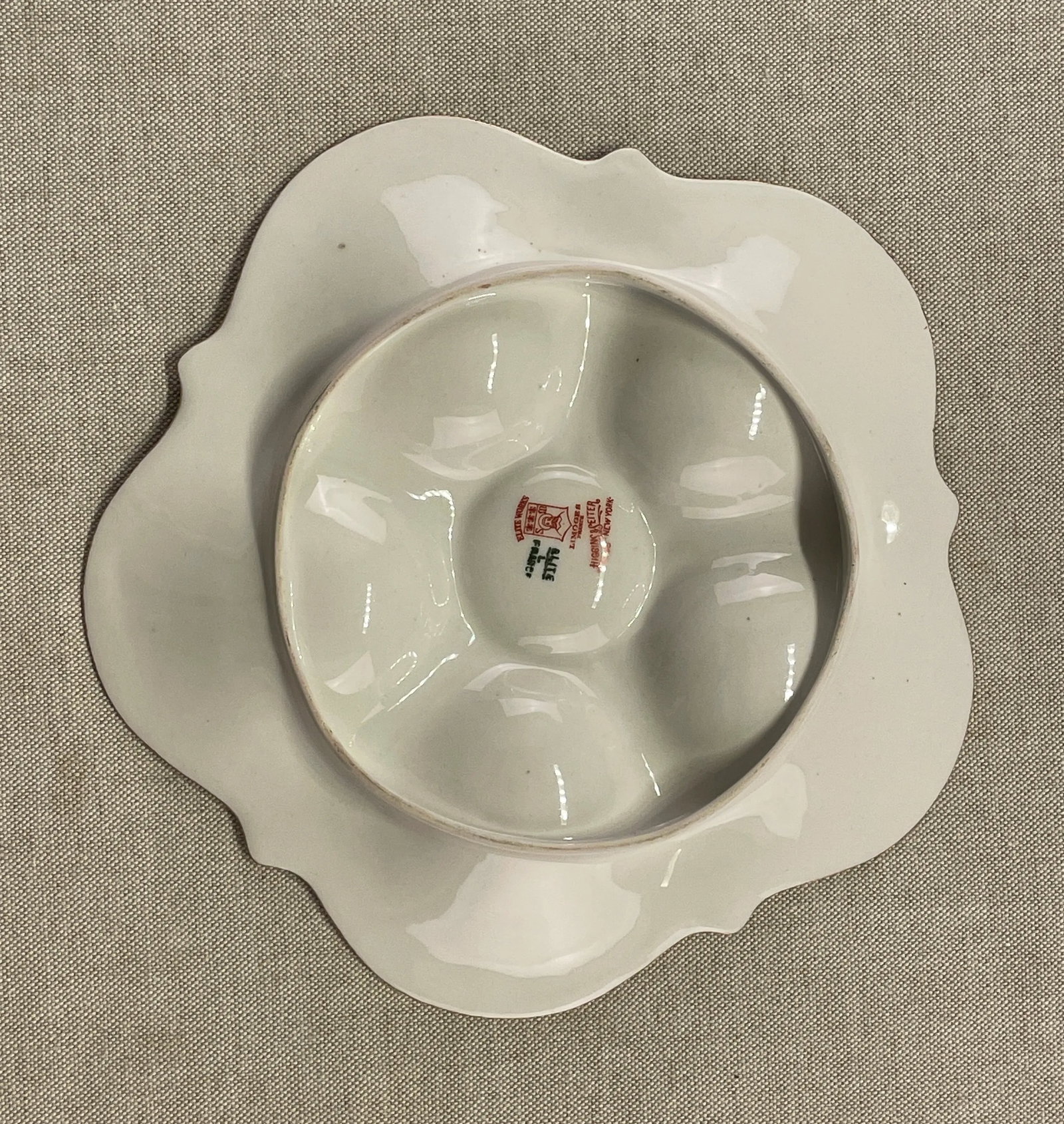French Limoges Oyster Plates for Higgins & Seiter in Ny, a Pair - 3