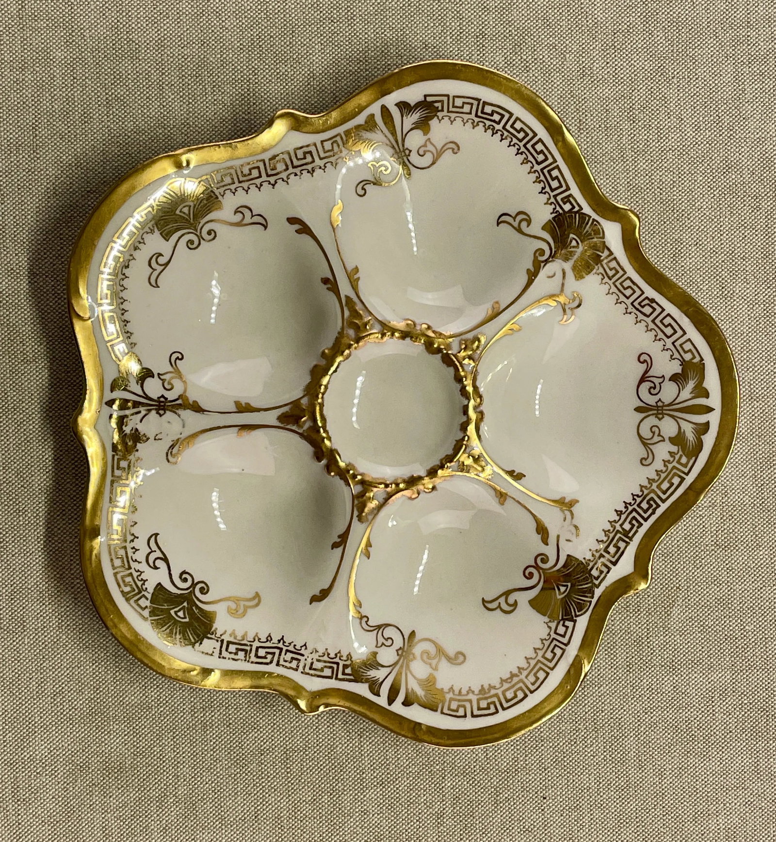 French Limoges Oyster Plates for Higgins & Seiter in Ny, a Pair - 6