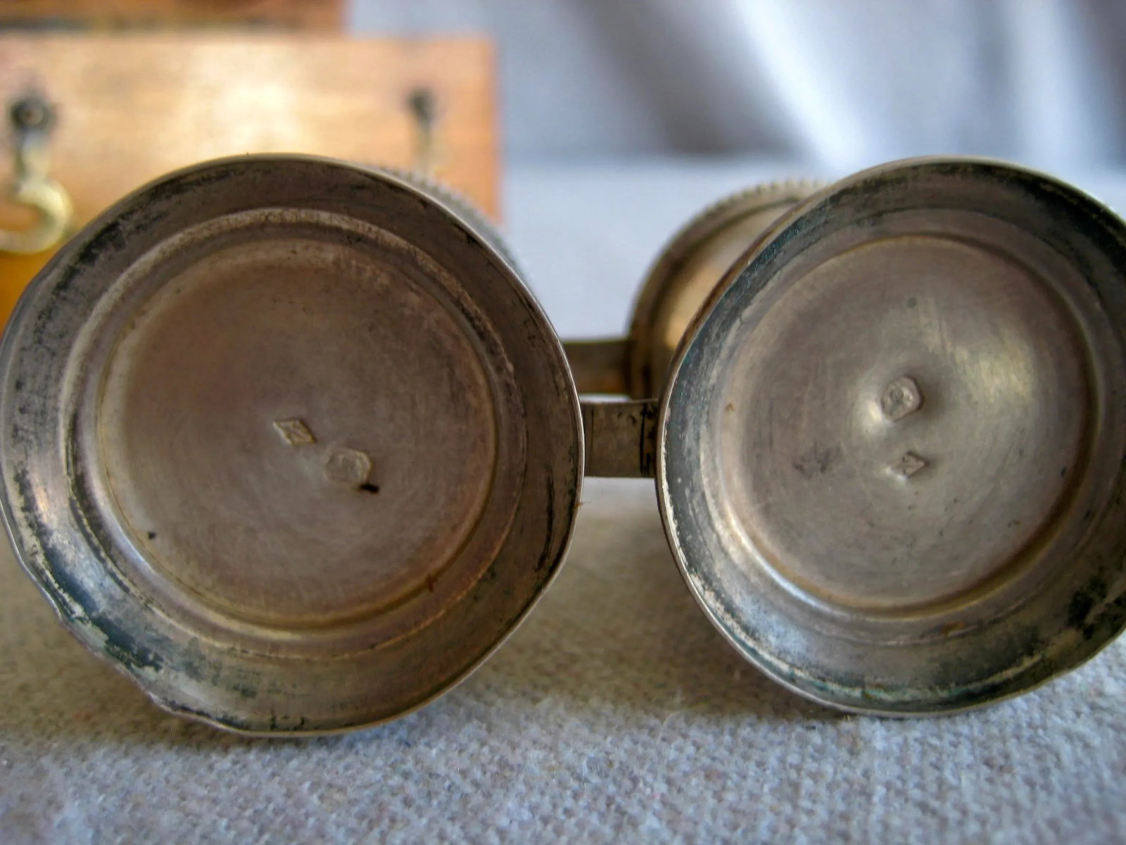 French Silver Holy Oil Stocks in Original Box, Late 1800s - 7