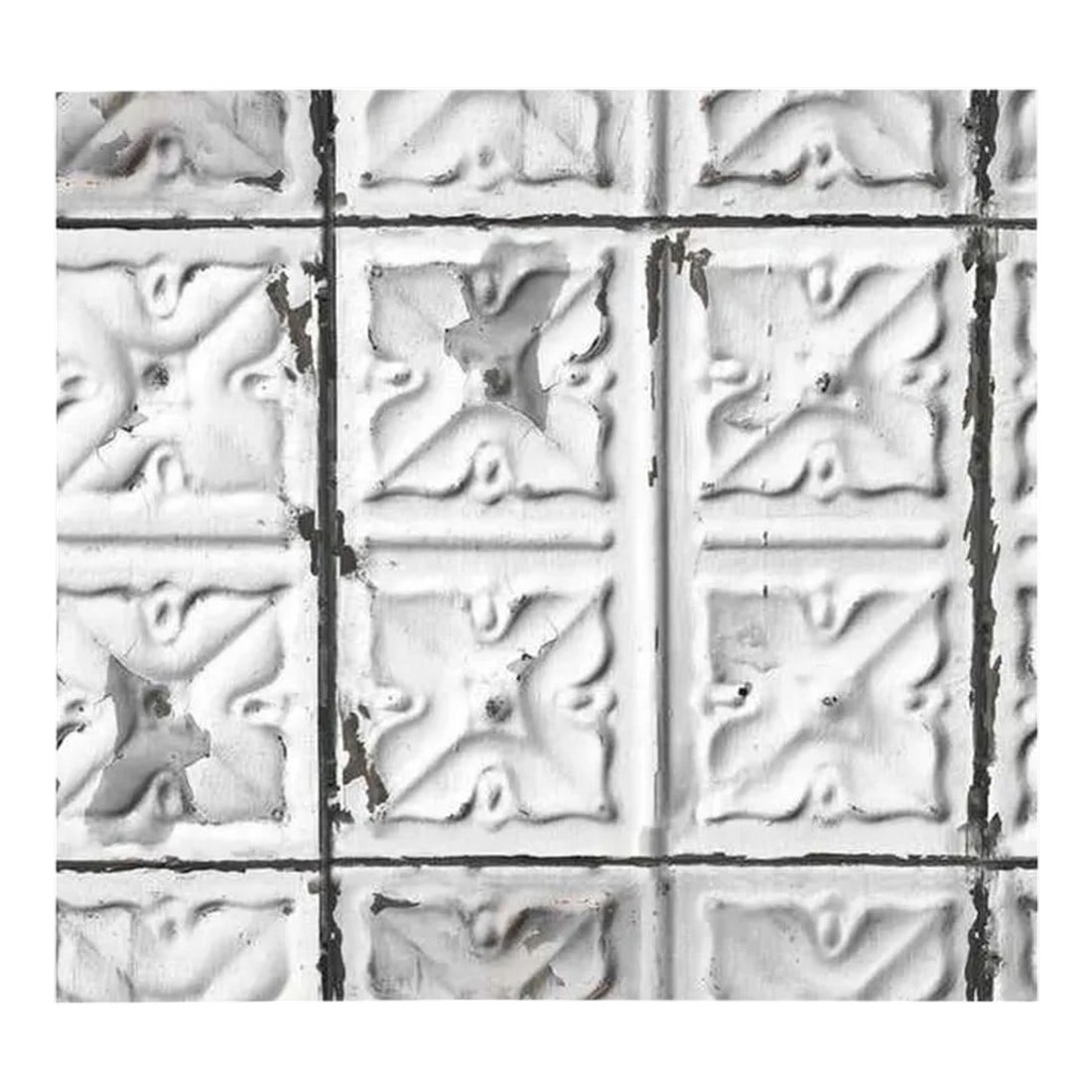 Brooklyn Tins Wallpaper by Merci Paris for Nlxl - 2 Rolls: Brooklyn tins wallpaper by Merci This listing is for 2 rolls, 19.2" x L 393.7" per roll = 52.42 Sq ft per roll. MERCI opened in March 2009 in the arty neighbourhood of Haut Marais in Paris. More than