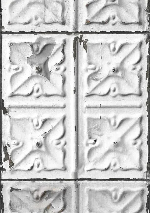 Brooklyn Tins Wallpaper by Merci Paris for Nlxl - 2 Rolls - 3