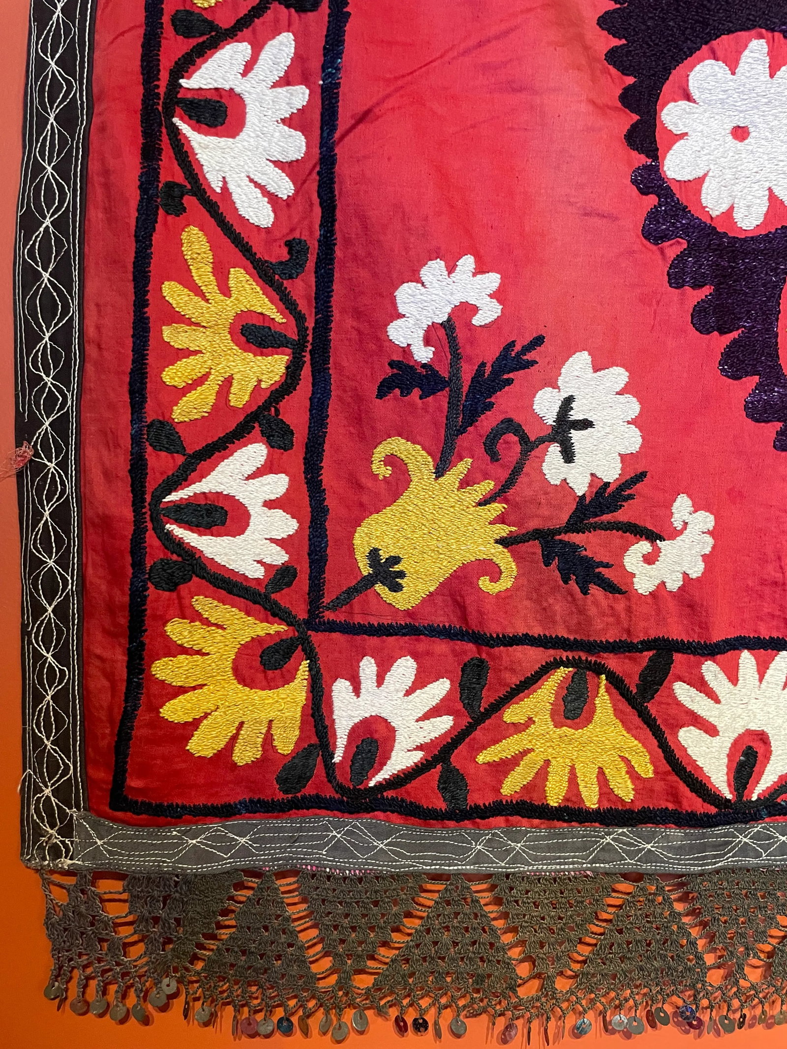 Gorgeous Suzani Textile - 9