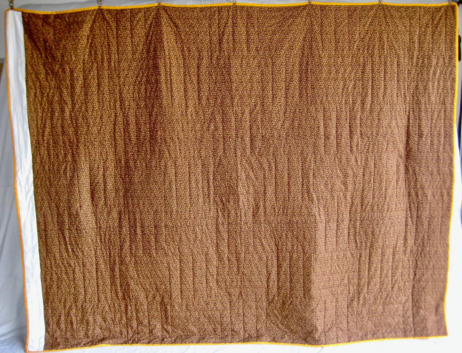 American Amish Mid Century Quilt Thanksgiving Colors - 6