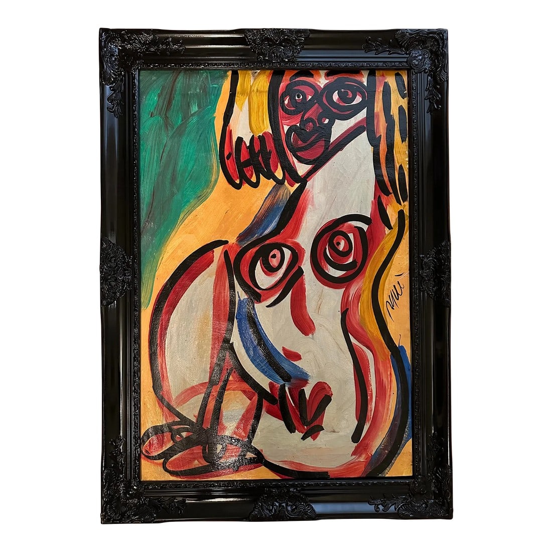 Peter Keil Original Painting: Peter Keil is a German artist that focuses primarily on abstract expressionism. Keil painted with some of the greats including Joan MirÃ³, Pablo Picasso and Andy Warhol, to name a few. This 