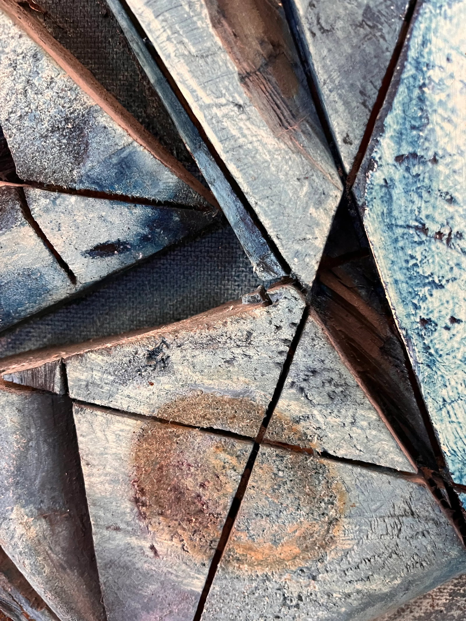 Signed Mixed Media Abstract Art by Ralph Eno - 9