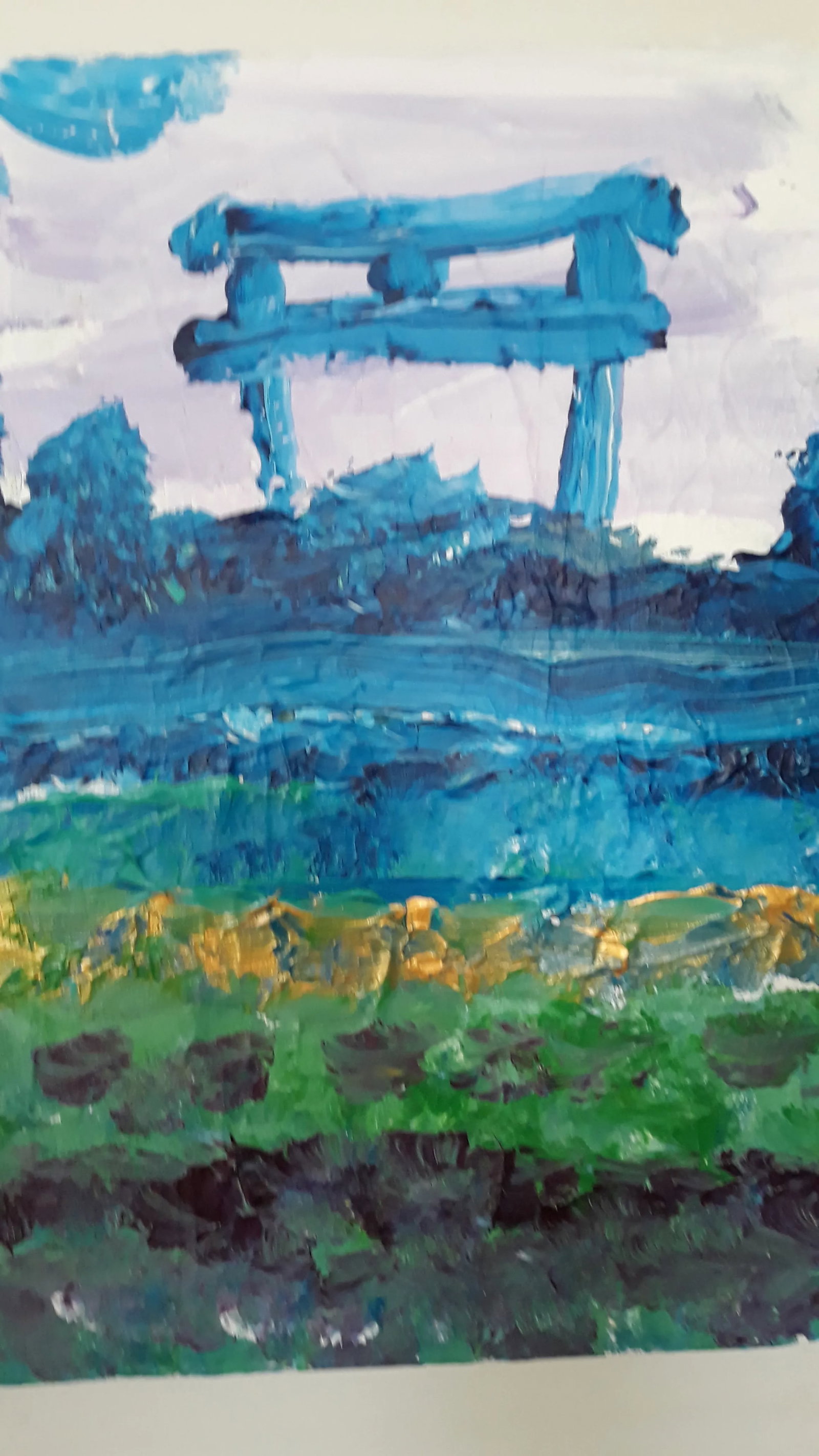 Robert Sundholm "The Garden" Original Painting - 4
