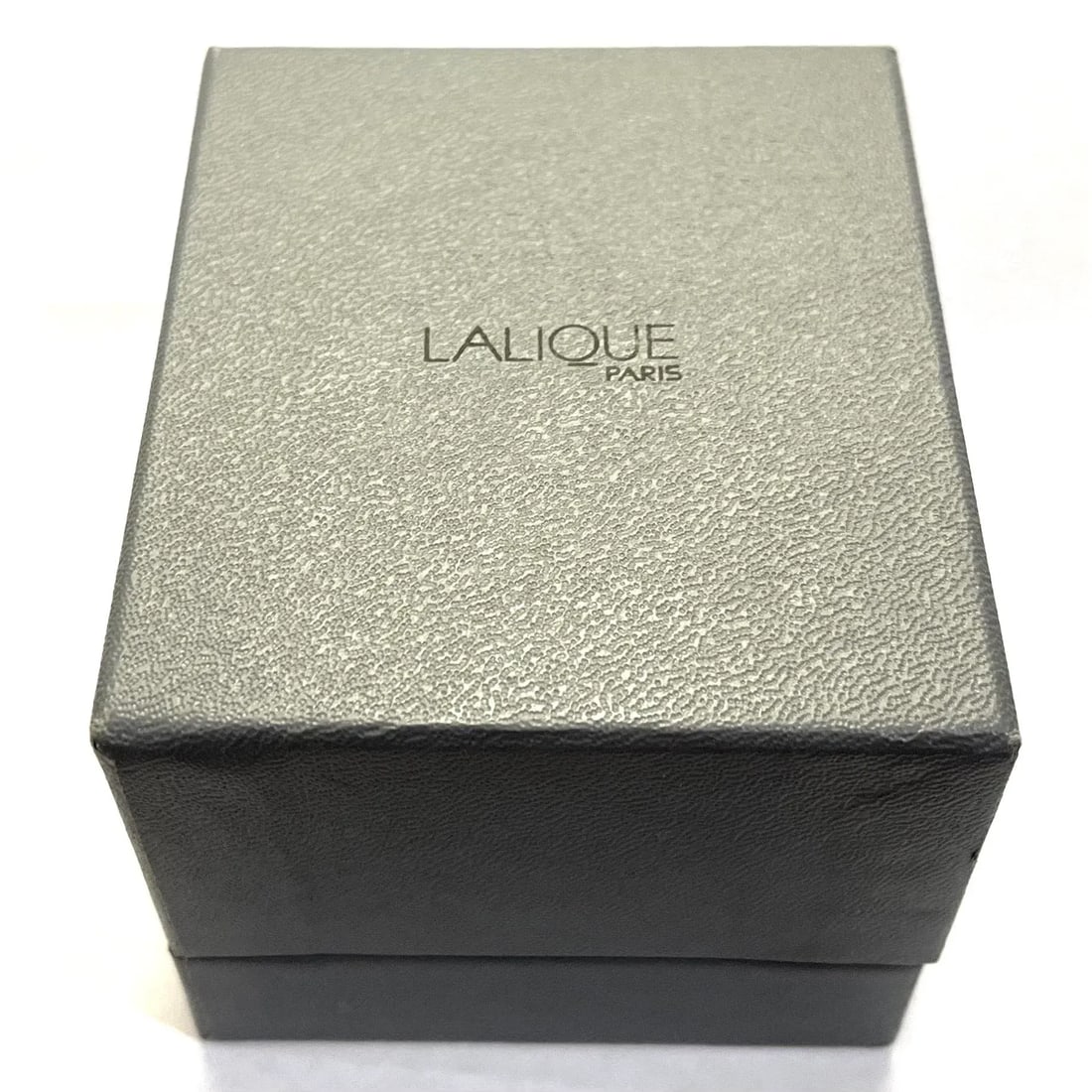 1990s Lalique Nu Assis Noir - Yoga Pose Figure - Original Box - 12