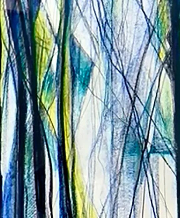 Tall Trees, a Modern Abstract Painting - 7