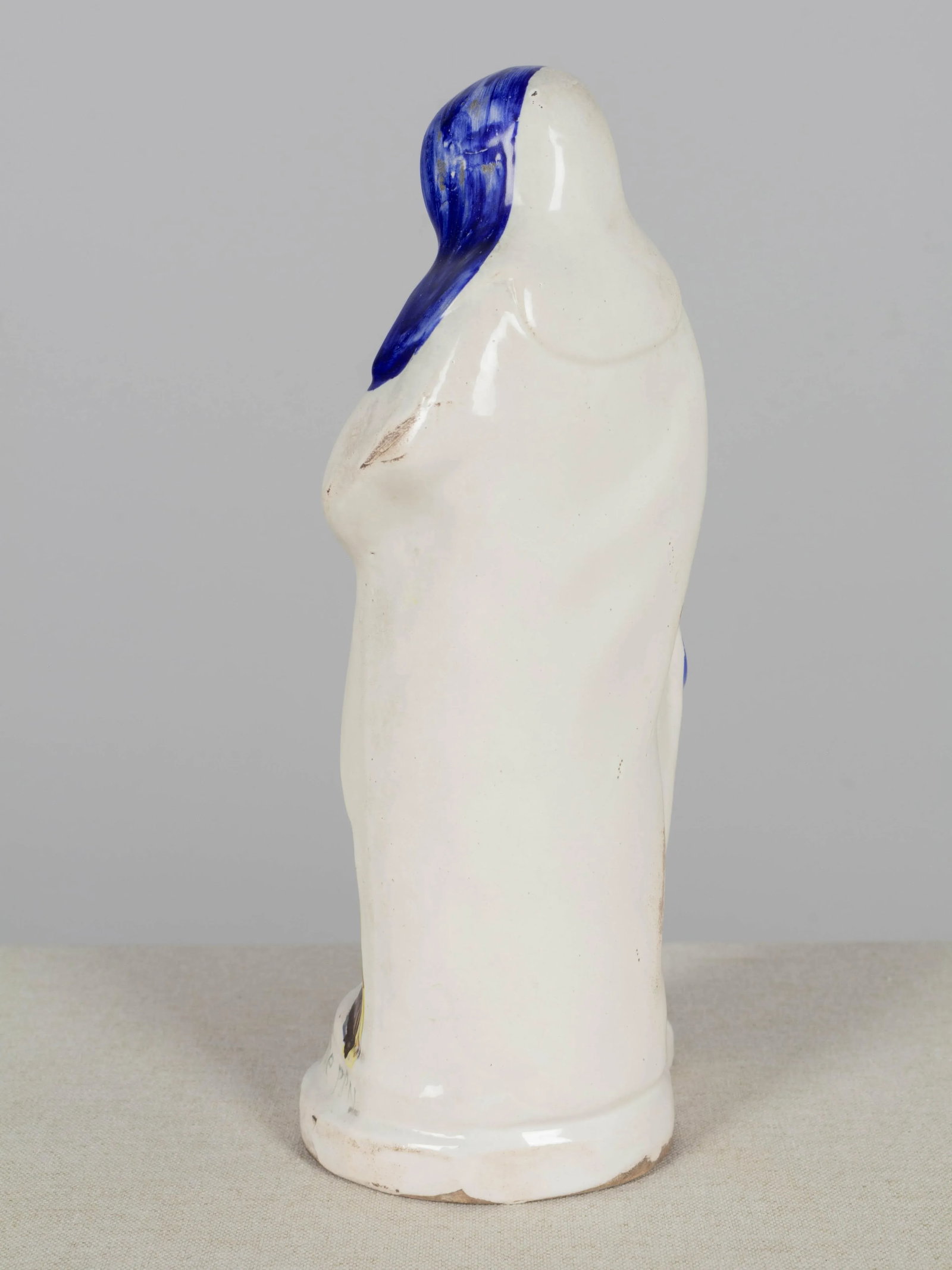 French Henriot Quimper Faience Statue of Virgin Mary & St. Anne - 7