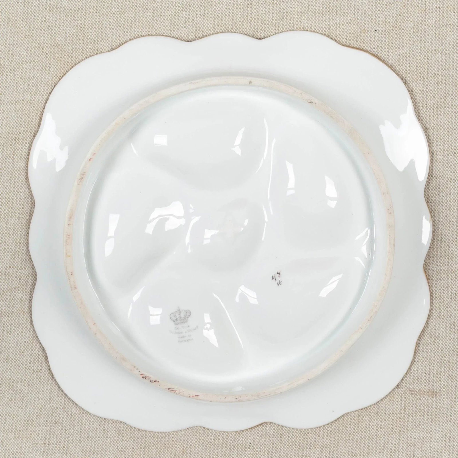 19th Century Wilhelm & Graef Porcelain Oyster Plate Pair - 5