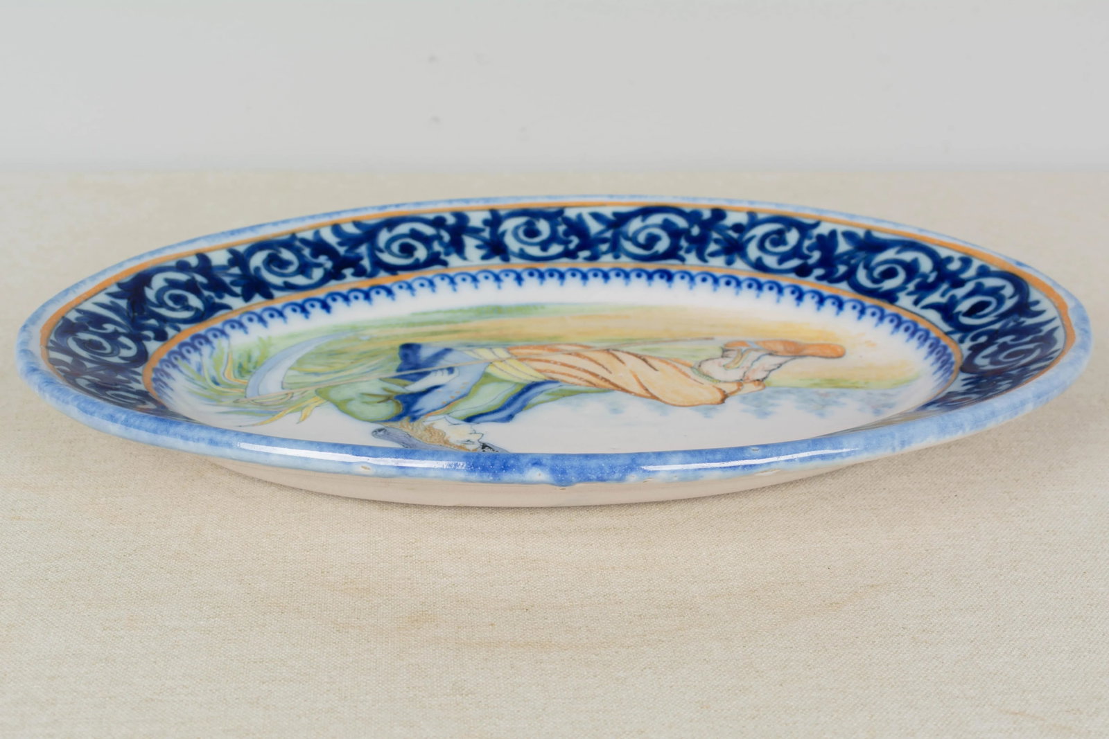 French Henriot Quimper Faience Platter - 3