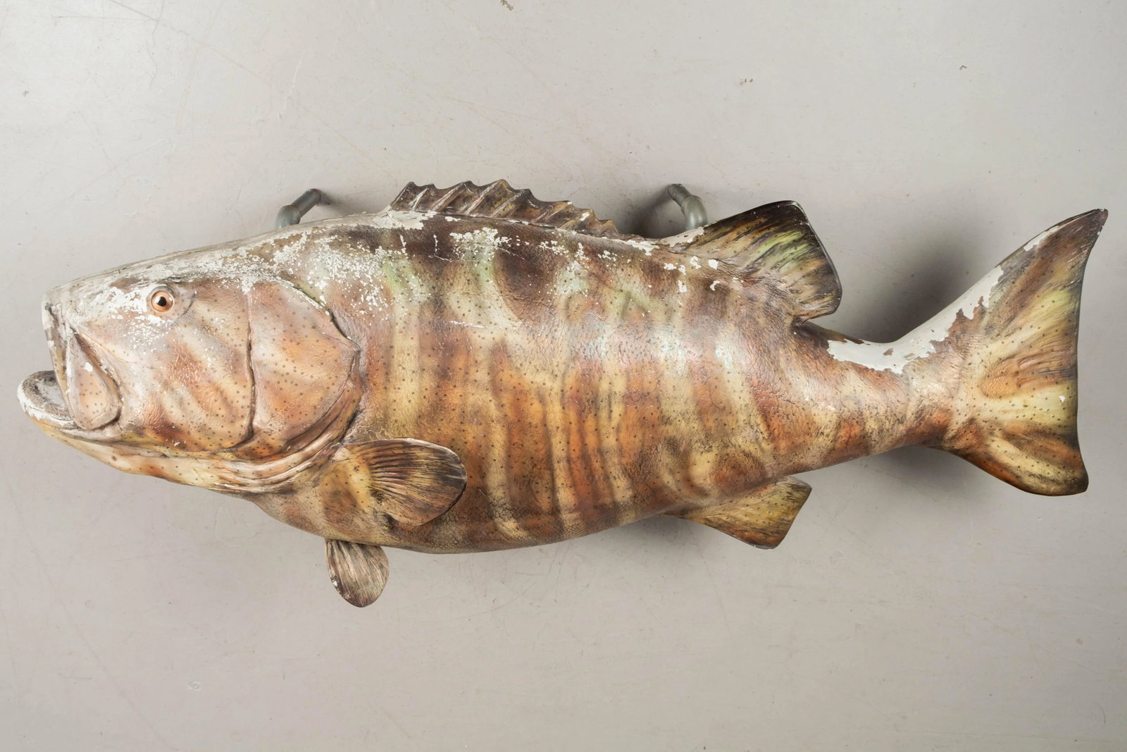 Large Wall 7' Long Hanging Fish Sculpture - 2