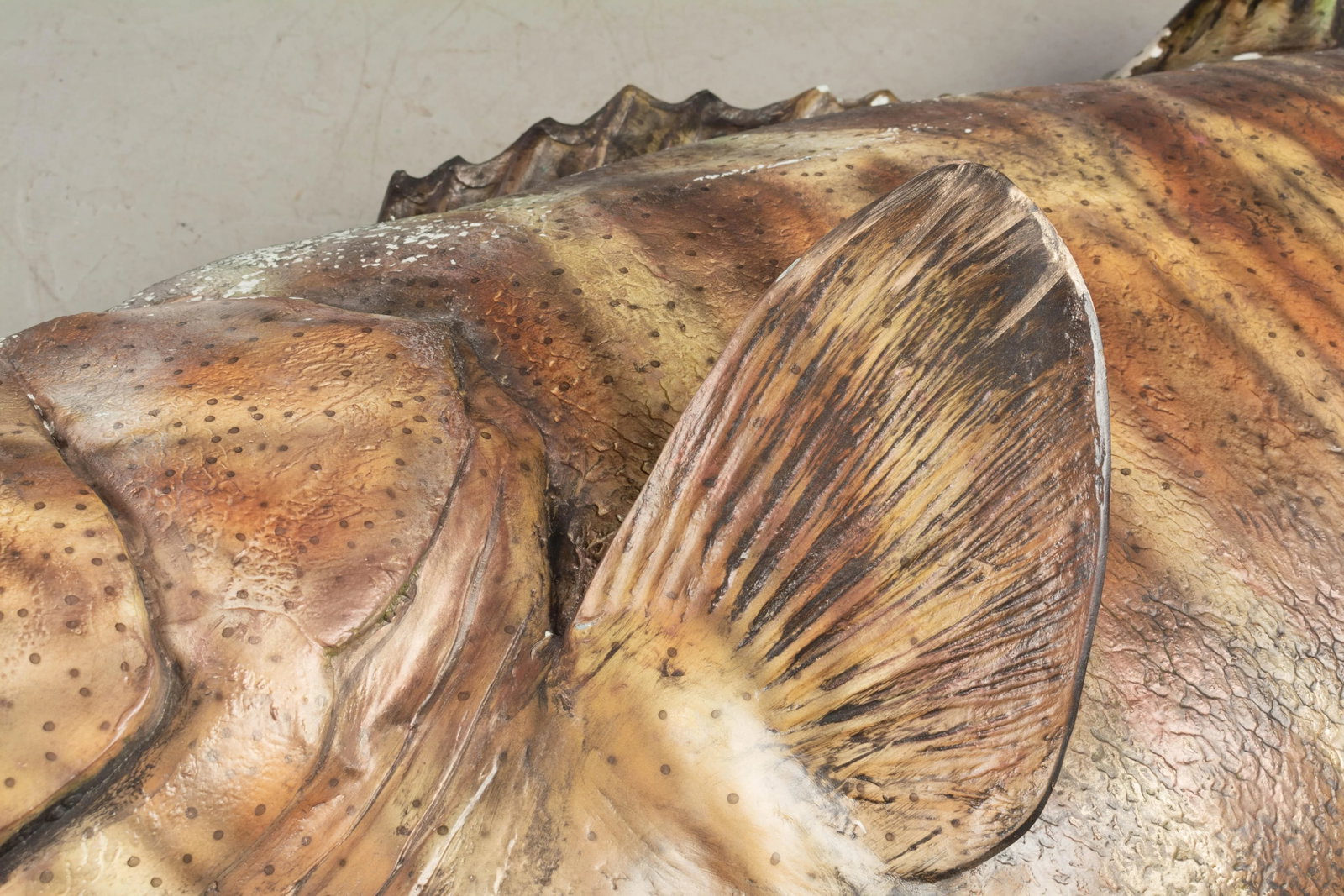 Large Wall 7' Long Hanging Fish Sculpture - 6