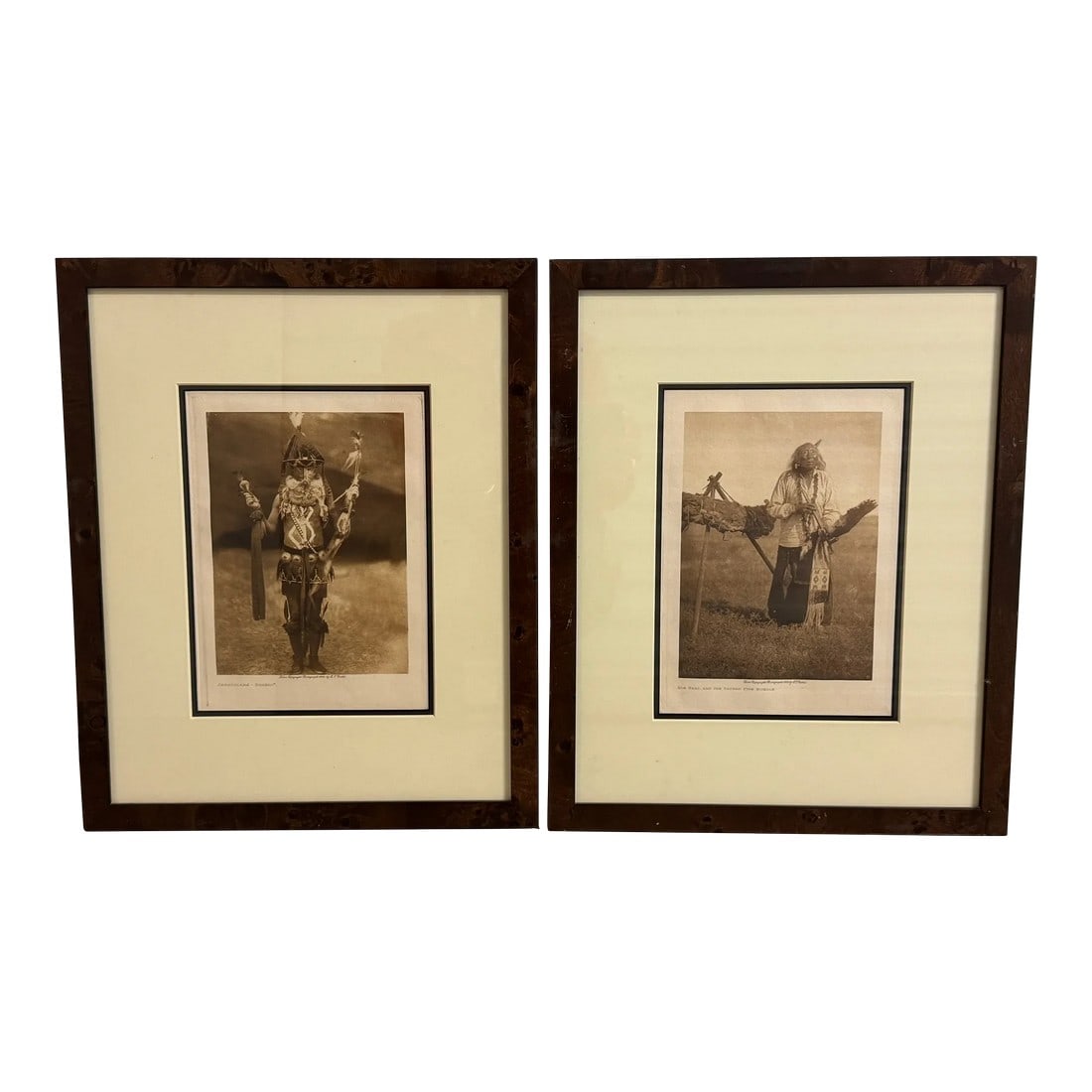 Mid 20th Century Elk Head and the Sacred Pipe Bundle Art - Zahadolzha Wall Art: Elk Head and the Sacred Pipe Bundle Zahadolzha. Two framed photographs. Dimensions: 12.5 x 15.5 Condition: Alterations: Original Condition Unaltered Imperfections: Some Imperfections Condition Notes: