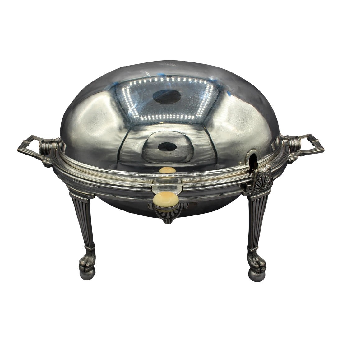 C. 1880s Egyptian Revival English Revolving Hunt Tureen (1 of 8)