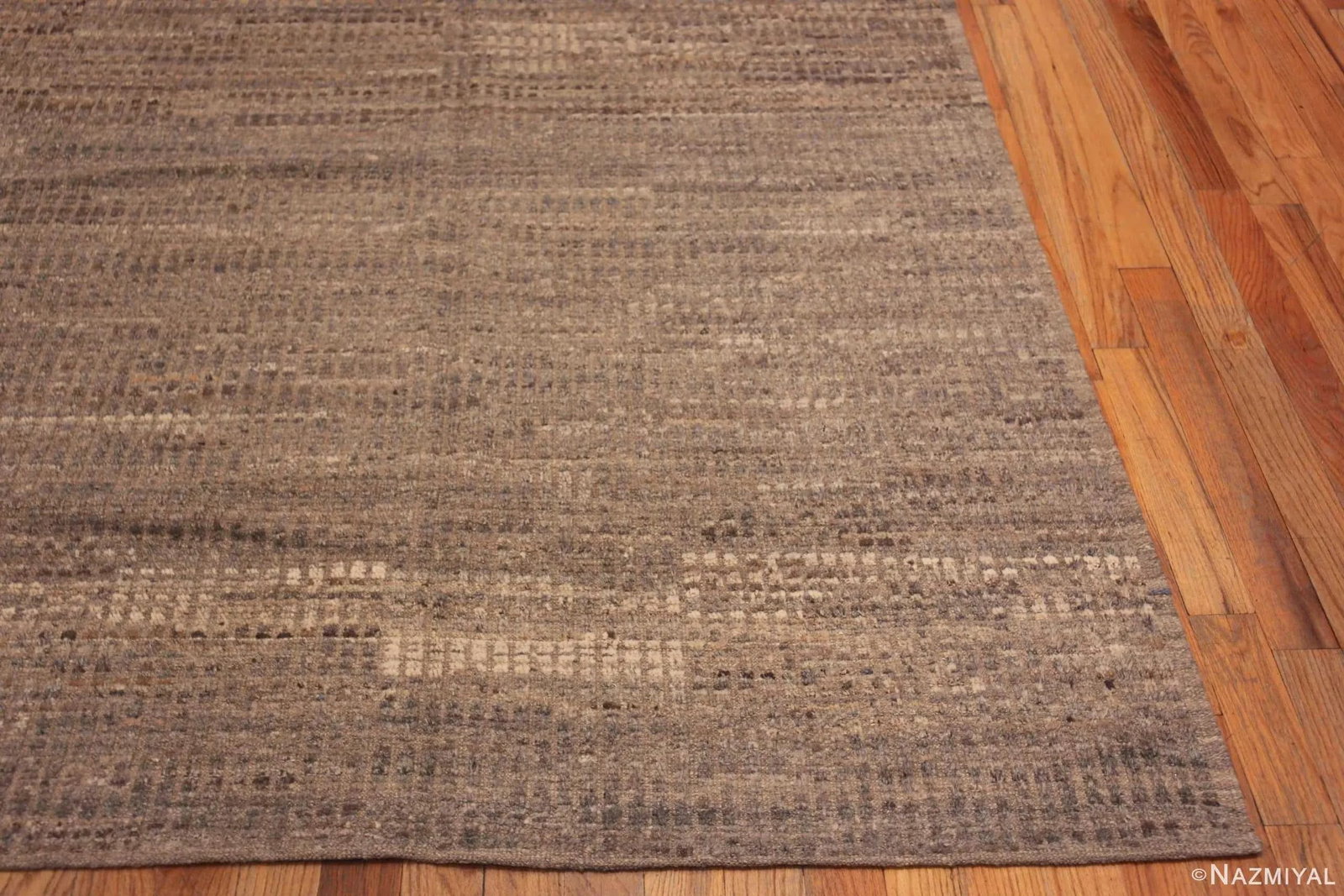 Nazmiyal Collection Neutral Earthy Tribal Geometric Modern Large Rug - 4