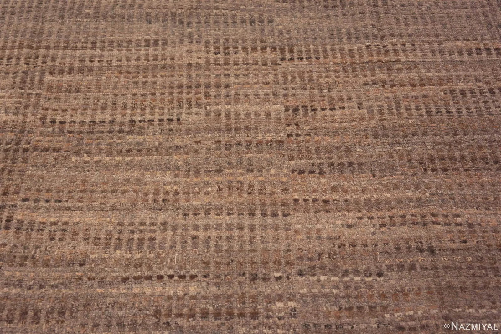 Nazmiyal Collection Neutral Earthy Tribal Geometric Modern Large Rug - 5