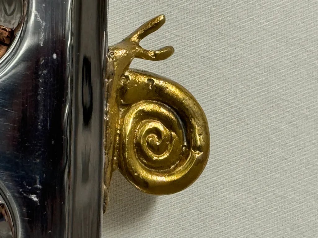 Michael Aram Gold Snail Escargot Plates- Set of 4 - 2