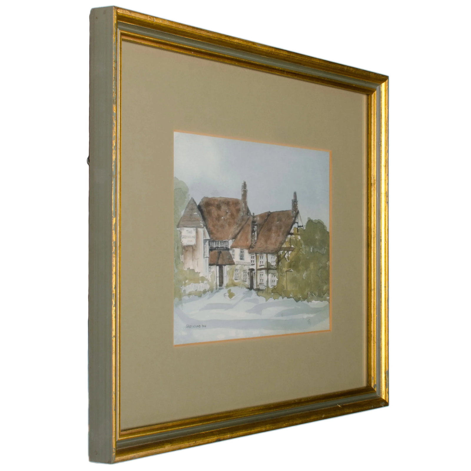 Thomas Taylor Ireland - British Pubs Watercolor Paintings - Set of 5 - 7