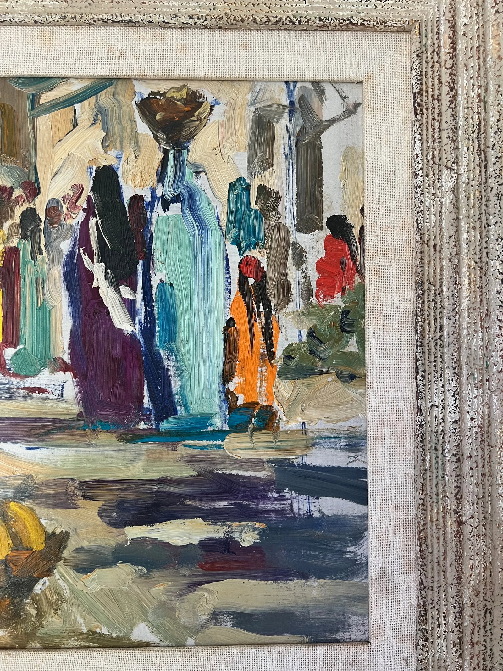 Mid-Century Modern "Samarkand Market" by Irina Getmanskaya, Signed 1961 "šÃ„Ã - 7
