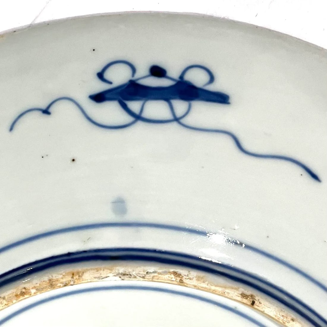 Antique Japanese Imari Style Charger Plate - Hand-Painted Wisteria and Iris Pattern - 9