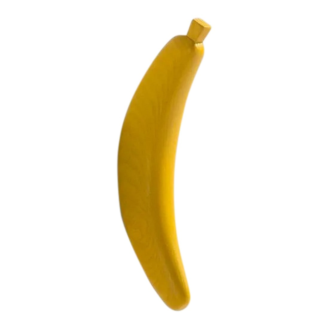 2022 "Banana Wall Hook" Functional Art, Solid Ash and Open Pore Lacquered in Yellow Color by Jai: Beautiful and One-of-a-Kind Banana Shaped Hangers COMPONENTS, MATERIALS & FINISHES: Banana made of solid ash and open pore lacquered with yellow finish. Maximum weight: 4kg / 8,8 lbs DIMENSIONS &