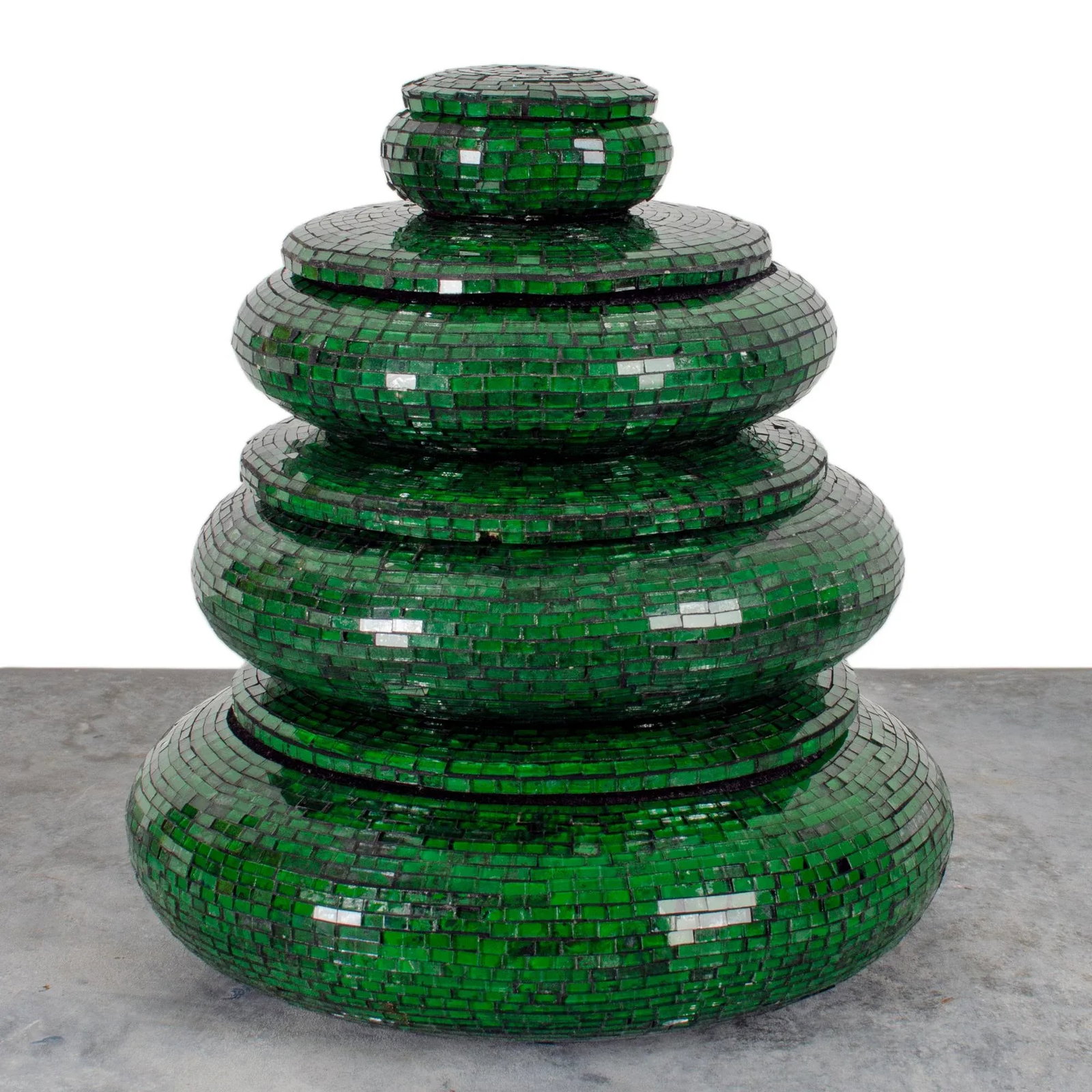 1970s Jobi Brazil Mosaic Glass Boxes - Set of 4 - 2