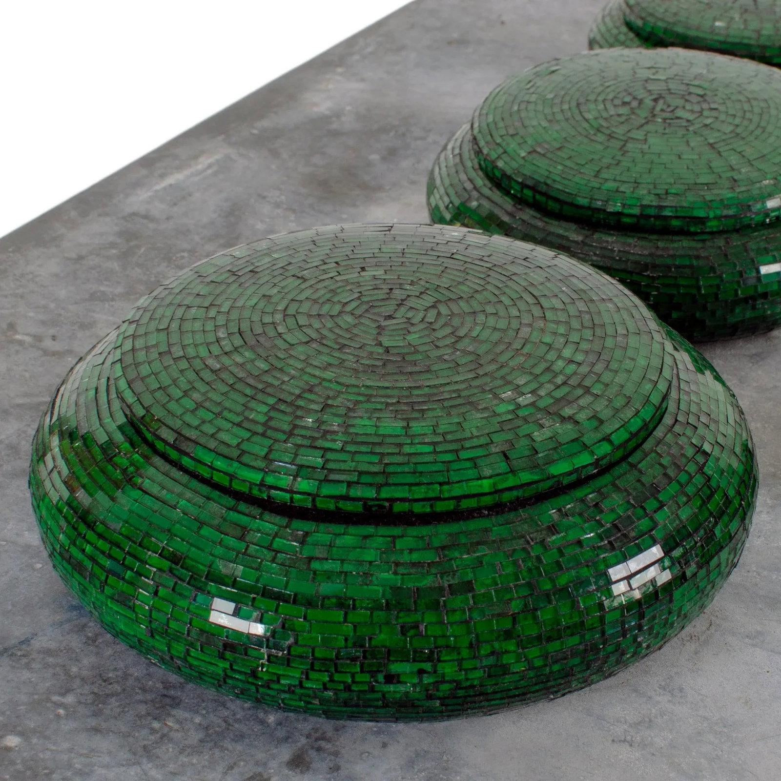 1970s Jobi Brazil Mosaic Glass Boxes - Set of 4 - 4
