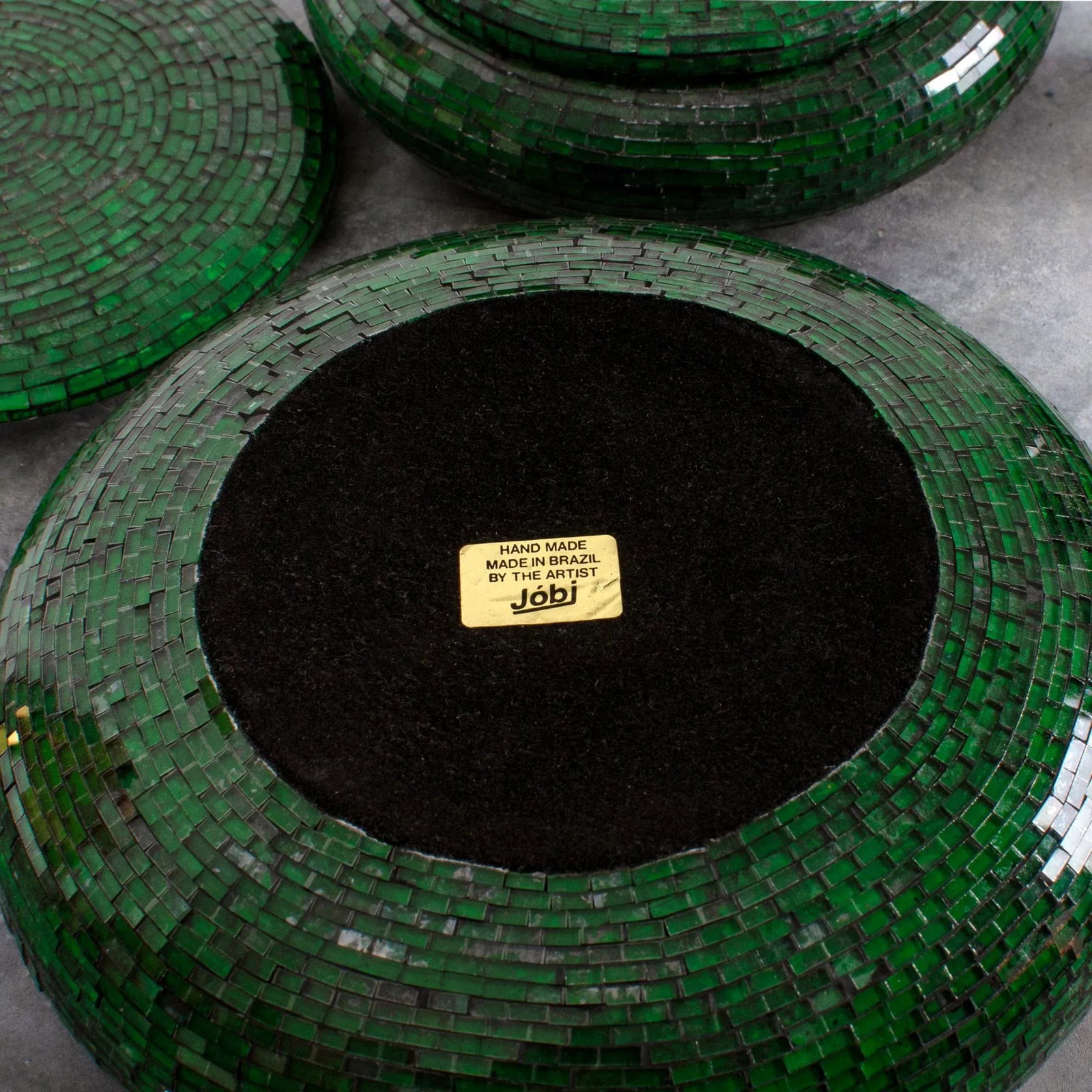 1970s Jobi Brazil Mosaic Glass Boxes - Set of 4 - 7