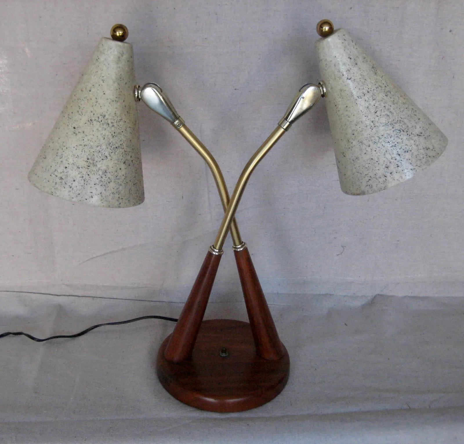 1960s Danish Modern Mid-Century Table Top Lamp or Desk Lamp - 10