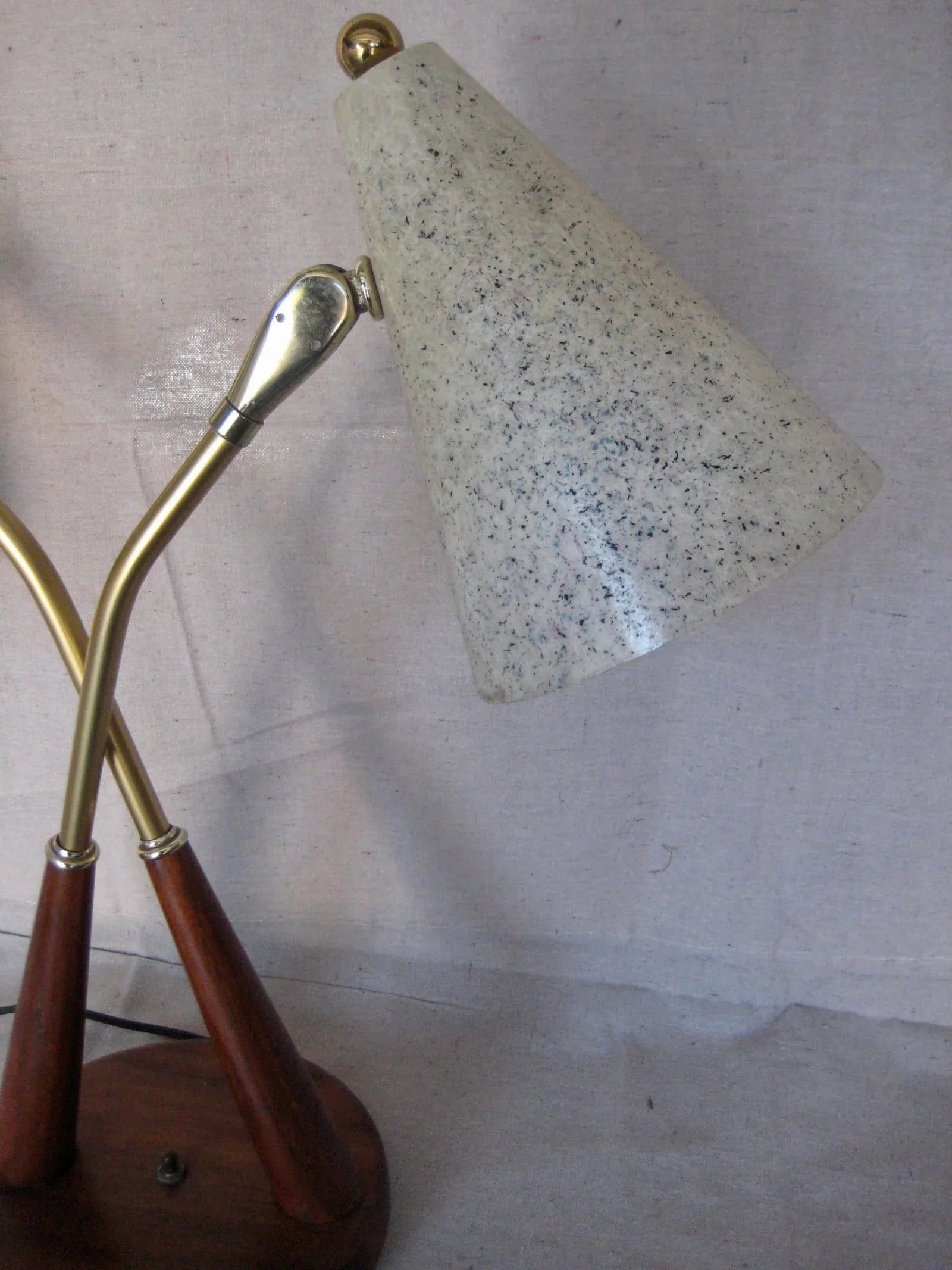 1960s Danish Modern Mid-Century Table Top Lamp or Desk Lamp - 3