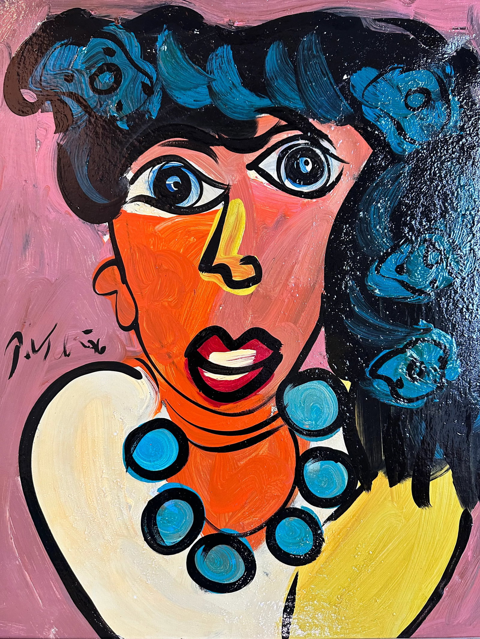 1976 Original Peter Keil Painting Framed - 3