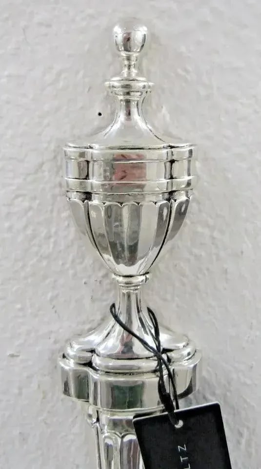 Eichholtz Creel Silver Dual Wall Candle Sconce Lantern - 2
