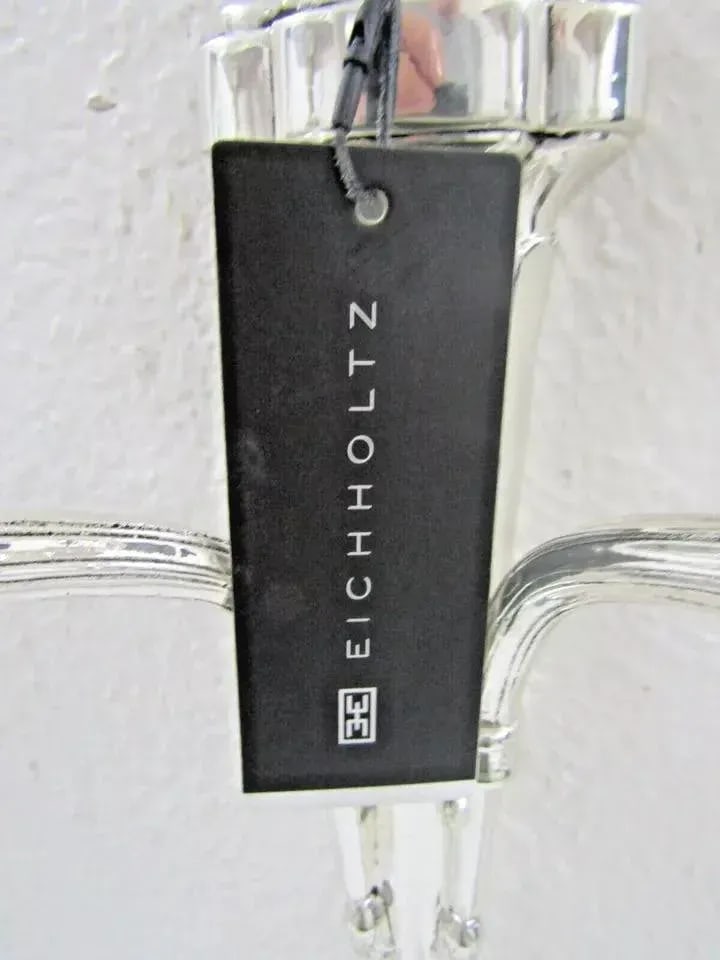 Eichholtz Creel Silver Dual Wall Candle Sconce Lantern - 8