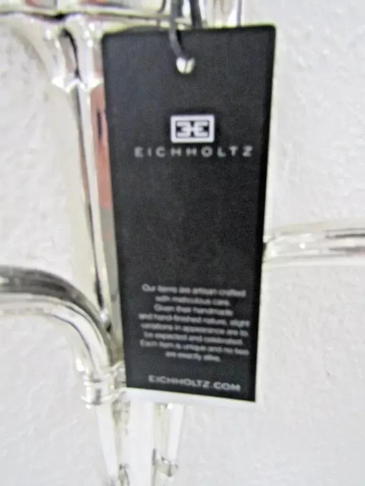 Eichholtz Creel Silver Dual Wall Candle Sconce Lantern - 9